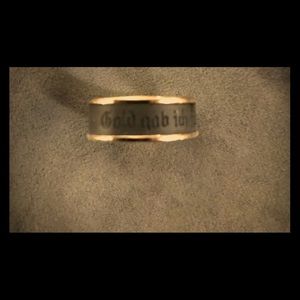 Fascinating, Rare Iron Ring Circa 1914.